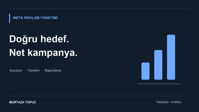 Instagram ve Facebook Meta reklamlarınızı yönetirim