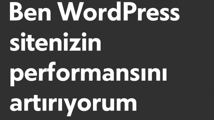 site hız optimizasyonu yaparım