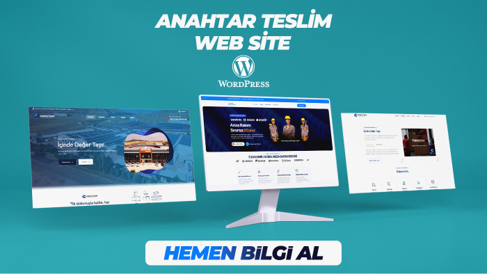 anahtar teslim wordpress sitenizi kurarım