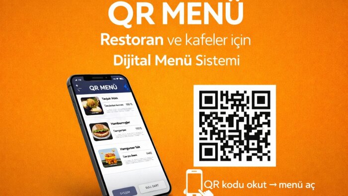 işletmeleriniz için QR kodlu dijital menü hazırlayabilirim