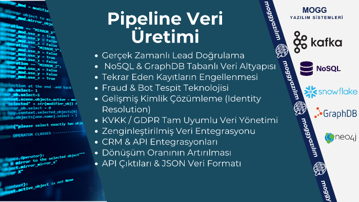 gerçek zamanlı pipeline veri sistemleri kurabilirim