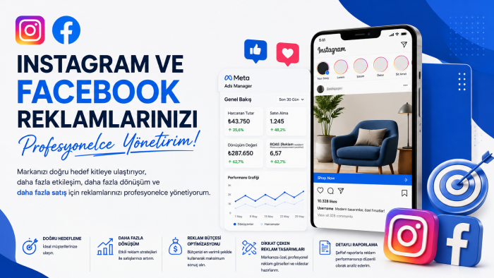 instagram ve facebook reklamlarınızı profesyonelce yönetirim
