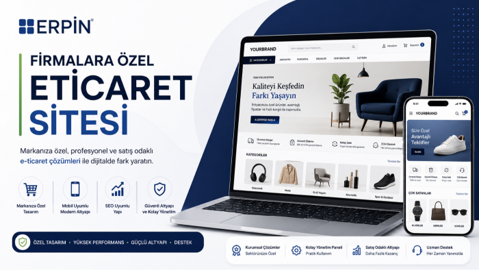 firmalara özel eticaret sitesi yaparım