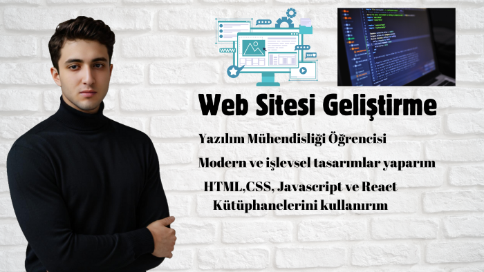 dinamik web siteleri tasarlarım