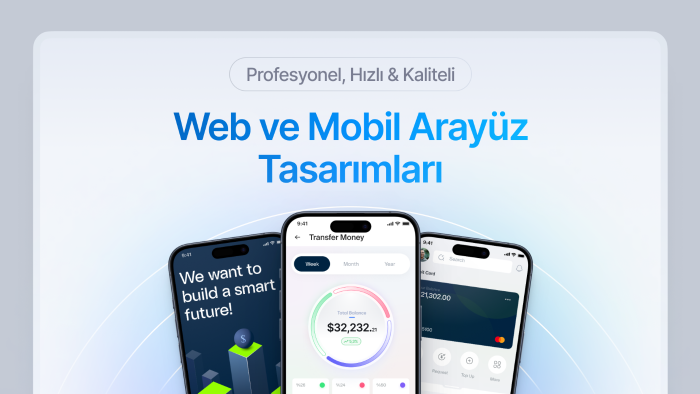 hızlı ve profesyonel kalitede web & mobil arayüzü tasarlarım