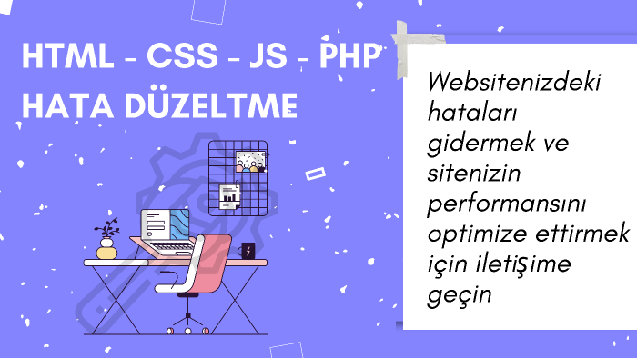 websitenizdeki hataları düzeltebilirim