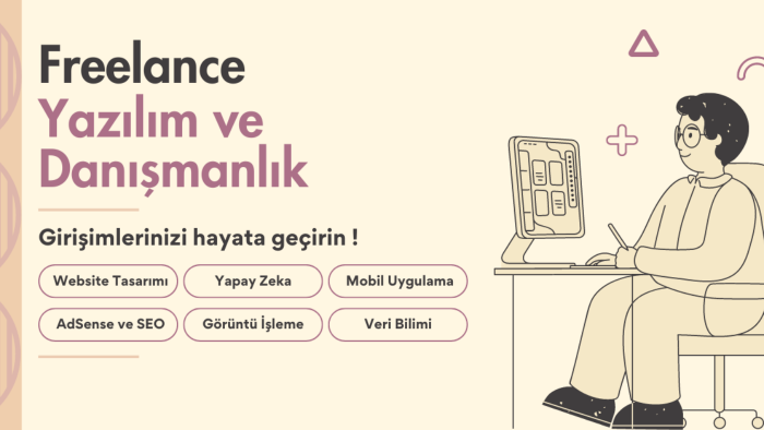 web yazılım ve süreçlerinde destek, danışmanlık verebilirim
