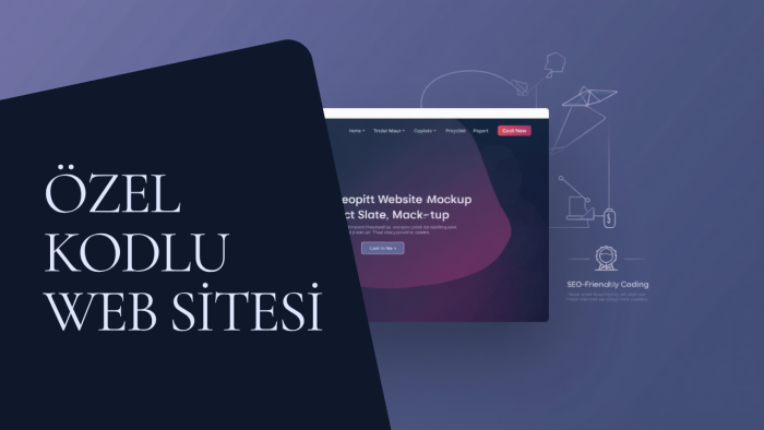 modern ve hızlı özel kodlanmış web sitesi geliştiririm