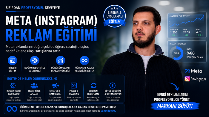 size birer bir meta(instagram ) reklam eğitimi verebilirim