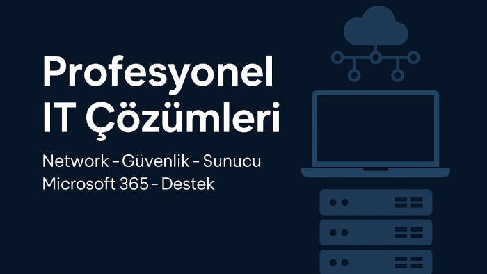 IT alanında profesyonel danışmanlık hizmeti veririm
