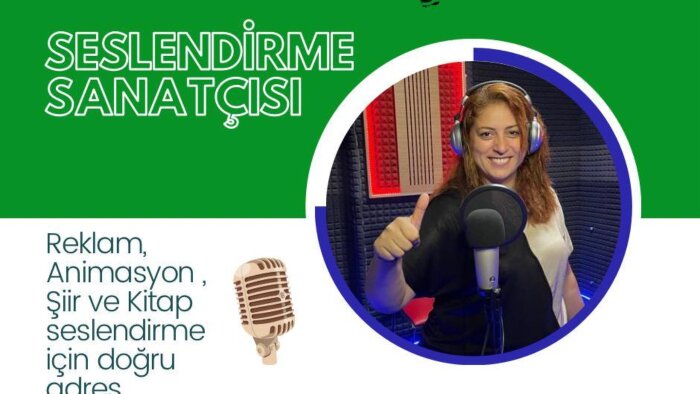 seslendirme işlerinizde profesyonel hizmet sunarım