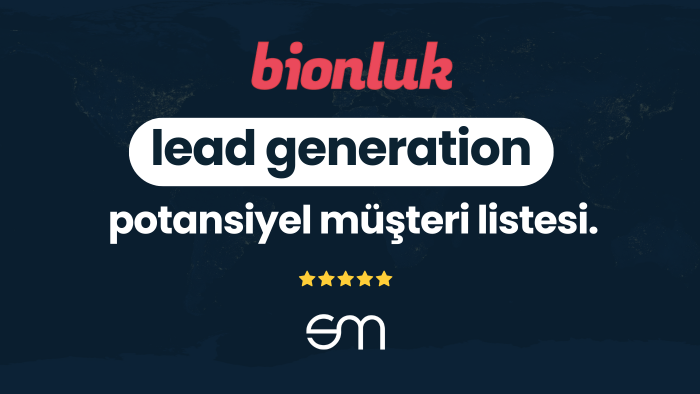 potansiyel müşteri listesi oluştururum