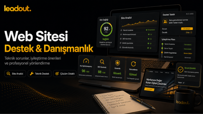 web sitesi destek ve danışmanlık yaparım