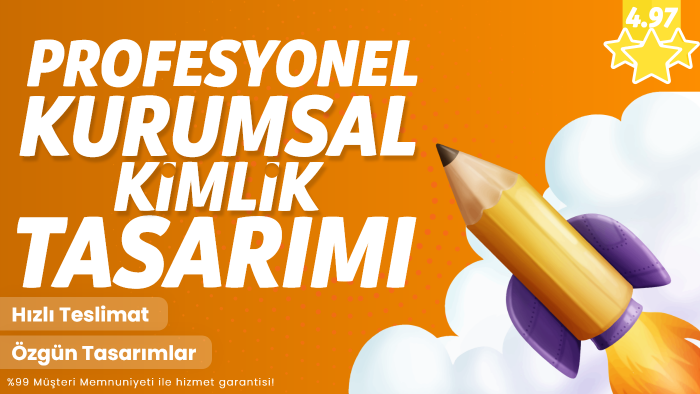  profesyonel olarak kurumsal kimliğinizi tasarlayabilirim