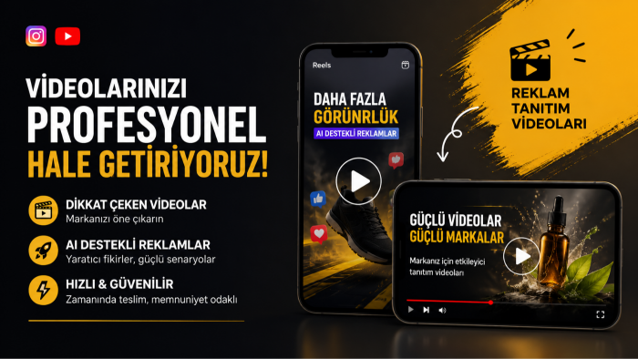 sizin için etkileyici & profesyonel videolar oluşturabilirim