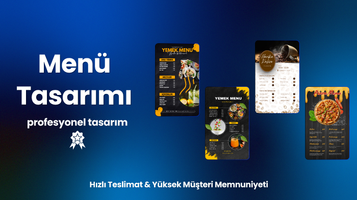 etkileyici ve profesyonel menü tasarımı yaparım