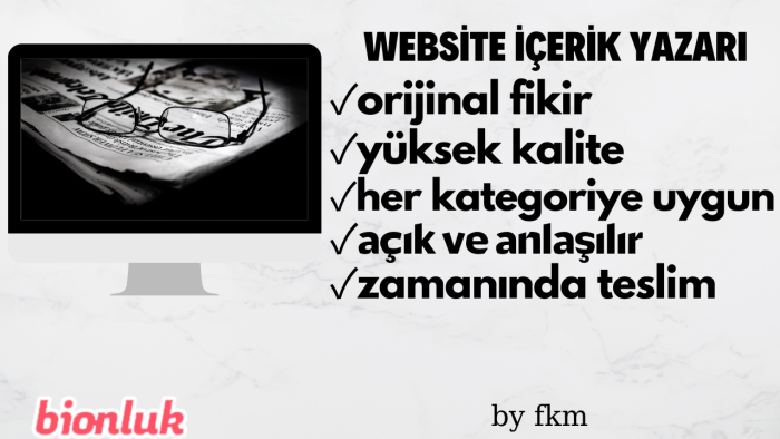 sizin için farklı ve özel metinler hazırlarım