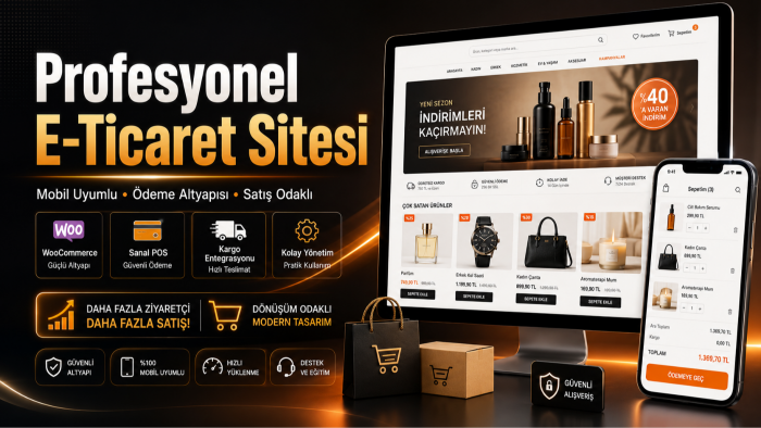 satışa hazır WooCommerce e-ticaret sitesi kurarım