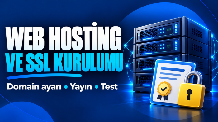 web siteniz için hosting, SSL ve domain ayarı yaparım