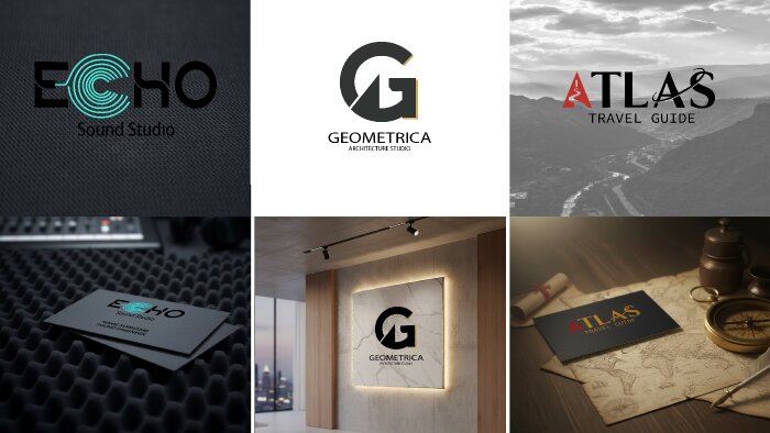  markanıza modern ve akılda kalıcı logo tasarımı yaparım