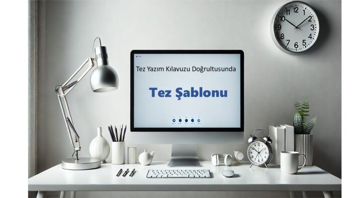 tez şablonu hazırlama desteği sunuyorum