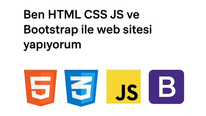 HTML CSS JS ve Bootstrap ile web sitesi yapıyorum