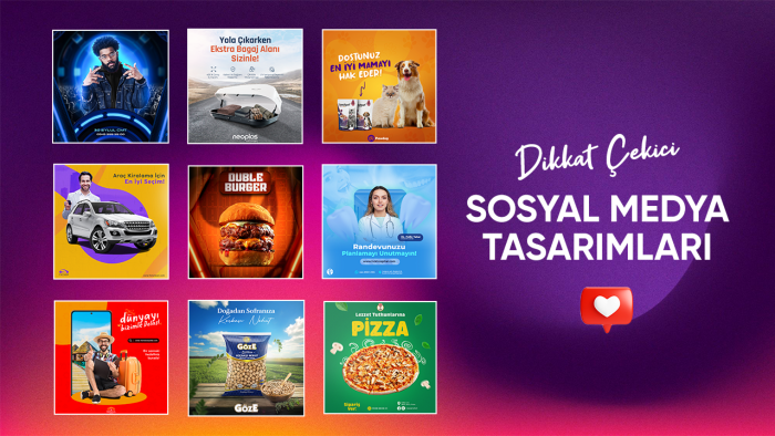dikkat çekici sosyal medya postu hazırlıyorum