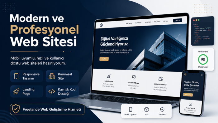profesyonel web sitesi hazırlayabilirim