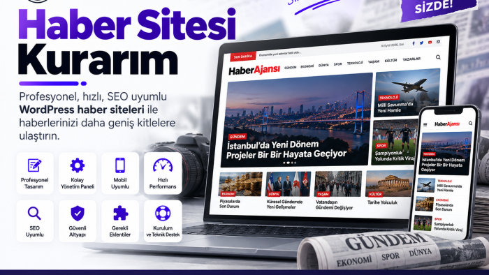 wordpress haber sitesi kurarım