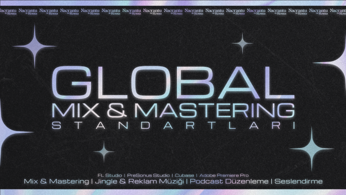 global standartlarda mixing ve mastering yaparım