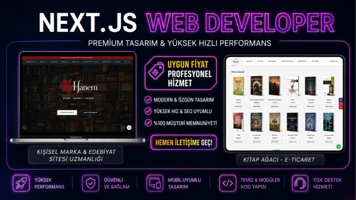 özel yönetim panelli modern web uygulamaları kodlayabilirim