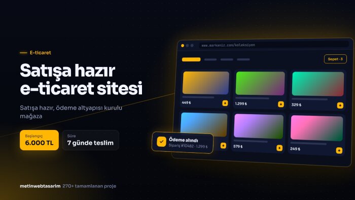 WooCommerce veya Shopify ile e-ticaret sitesi kurarım