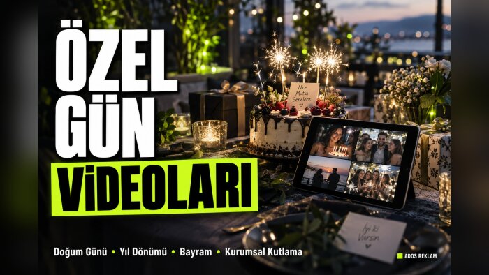 özel günleriniz için duygusal ve etkileyici video hazırlarım