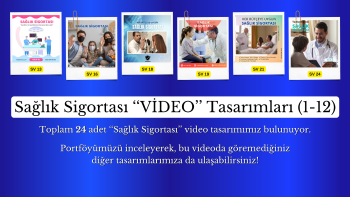 dikkat çekici sağlık sigortası videoları yapabilirim