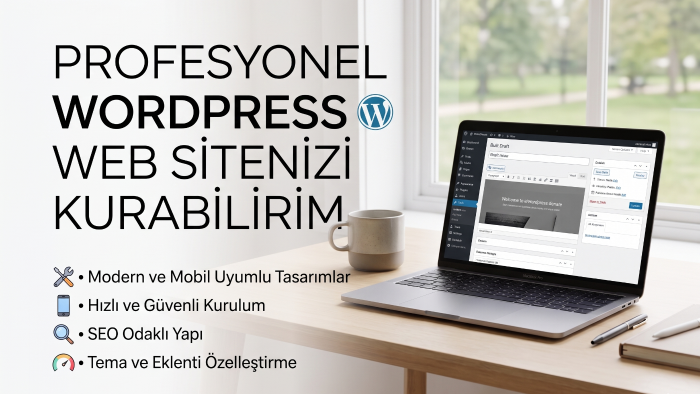 profesyonel WordPress web sitenizi kurabilirim