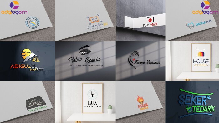 profesyonel şekilde minimal & kurumsal logo tasarlarım
