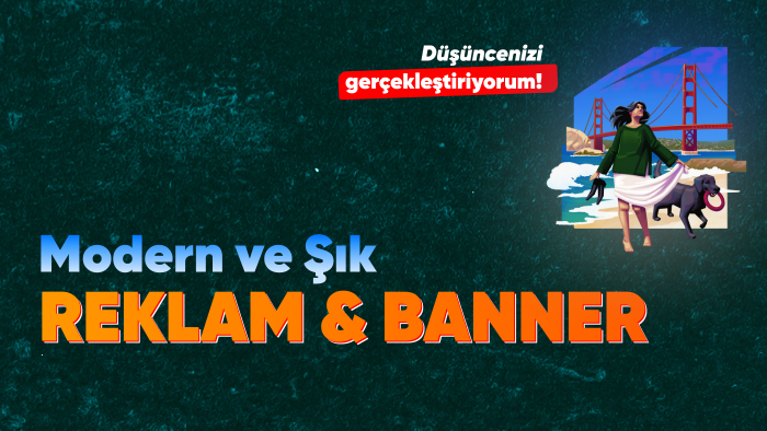 modern banner tasarımları yapıyorum