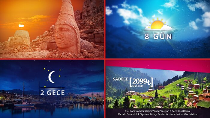 tur ve tatil projeleri için tanıtım videosu hazırlarım