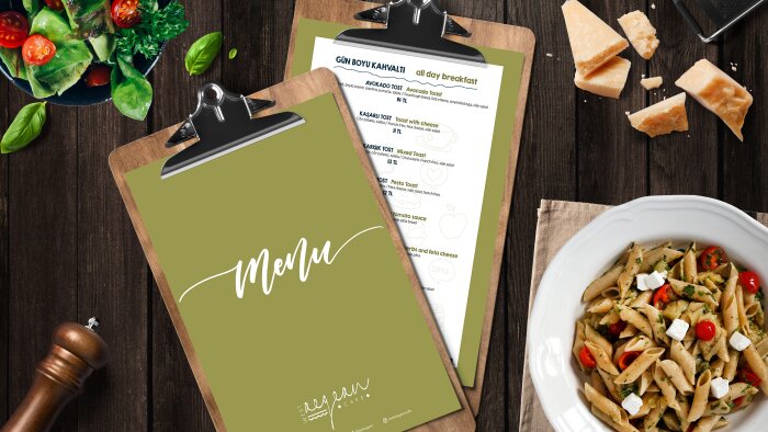 restaurant ve cafeniz için logo ve menü tasarımı hazırlarım