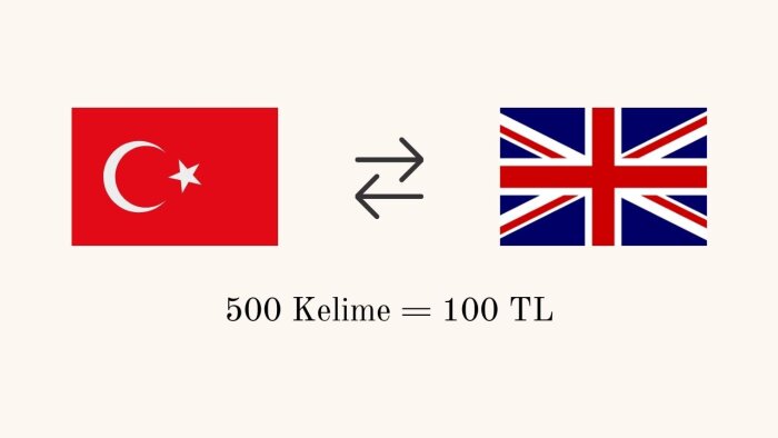 İngilizce–Türkçe çeviri yaparım