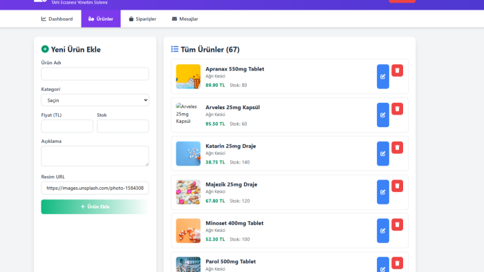  Laravel ile admin panelli web sistemleri geliştiriyorum