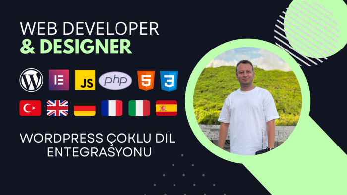 websitenize ek dil ekler ve çevirinizde düzenlemeler yaparım