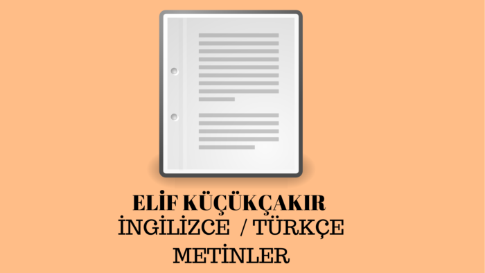 her konuda İngilizce Türkçe metinler yazabilirim