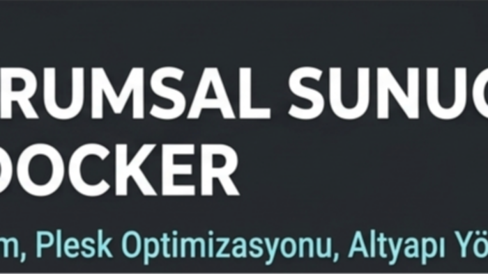 Linux sunucu kurulumu Docker ve Plesk optimizasyonu yaparım