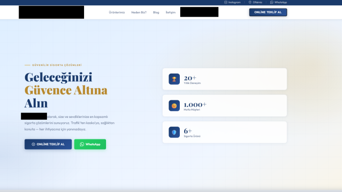 her bütçeye uygun şık kurumsal web siteleri tasarlarım