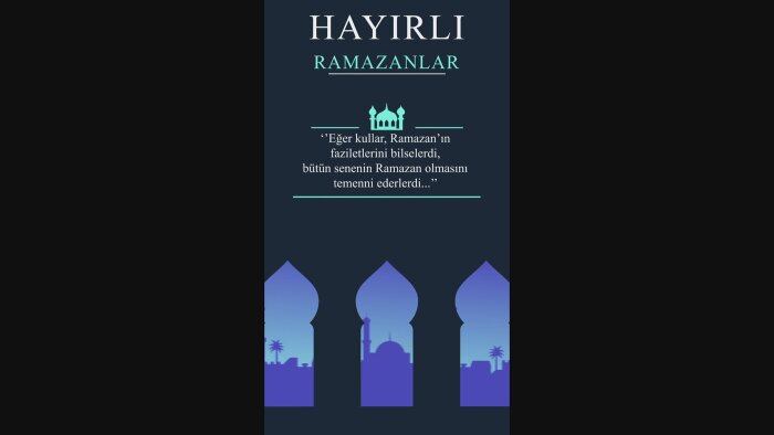 ramazan ayına özel sosyal medya için story hazırlarım