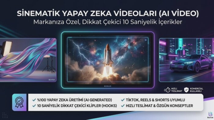 markanız için sinematik ve dikkat çekici video oluştururum