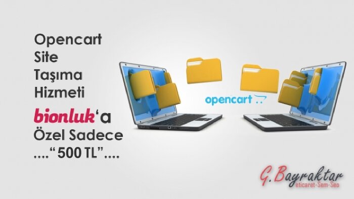 opencart sitenizi yeni bir sunucuya taşıyabilirim