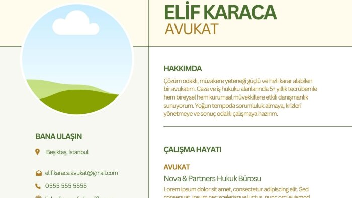 eski İK'cı olarak seni işe aldıracak CV'yi hazırlıyorum