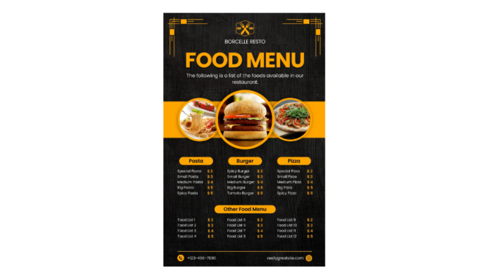 şirket ve restoranlarınız için menü tasarımı yapabilirim